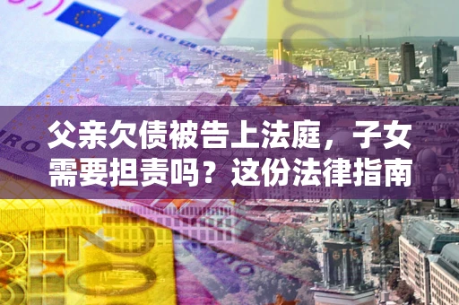武汉父亲欠债被告上法庭，子女需要担责吗？这份法律指南必须看完