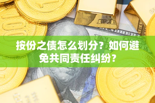 武汉按份之债怎么划分？如何避免共同责任纠纷？
