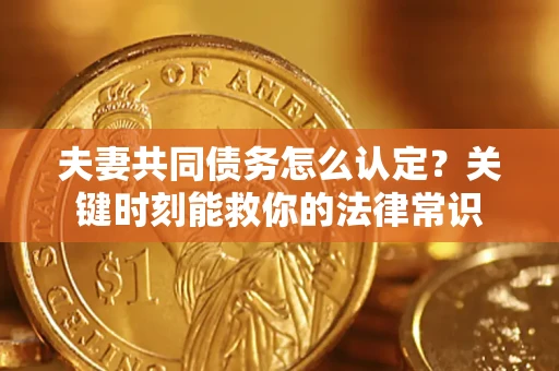 武汉夫妻共同债务怎么认定？关键时刻能救你的法律常识